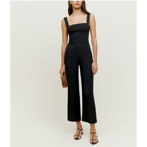 Reformation Black Jumpsuit Size 4